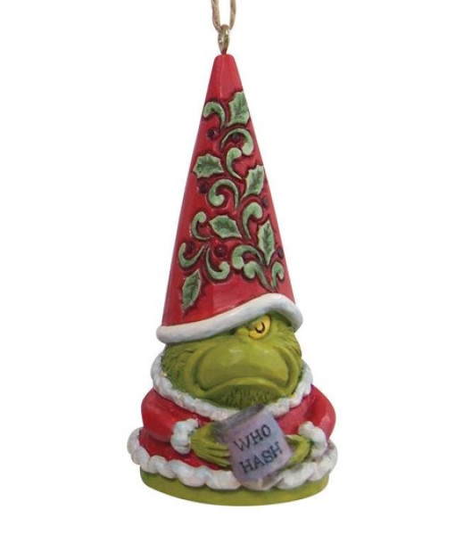 Grinch Gnome Who Hash Ornament