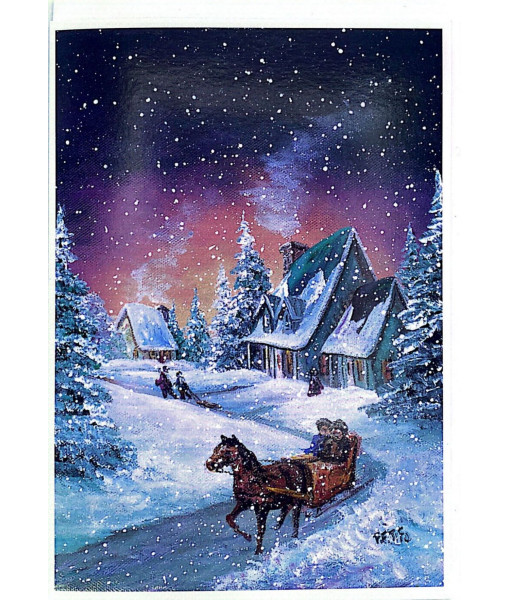 Christmas Card A Sleigh Ride