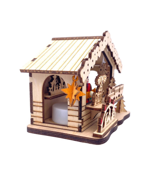 Kiosque marché allemand avec Sainte-Famille