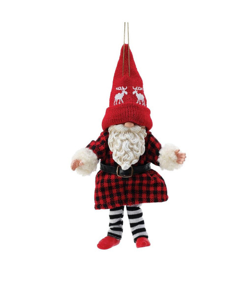 Gnome with Moose Hat Ornament