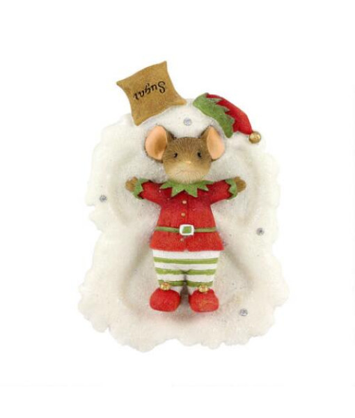 Tails with Heart Mouse Sugar Angel Figurine