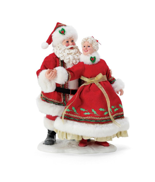 Monsieur et Madame Claus qui dansent