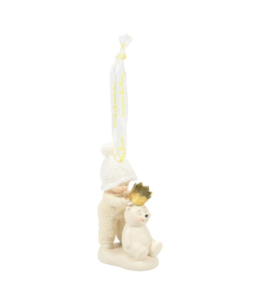 Snowbabies Bear with Crown Ornament