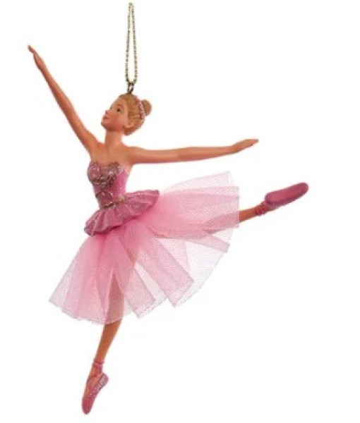 Ballerina with Pink Tutu Ornament