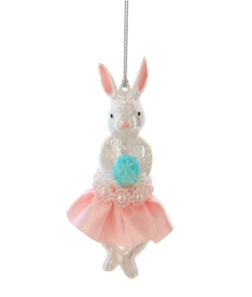 Rabbit with Pink Tutu Ornament