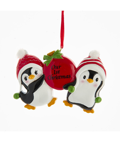 Penguins Couple Ornament