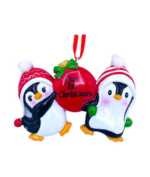 Penguins Couple Ornament