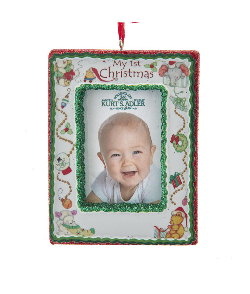 My 1st Christmas Picture Frame Ornament