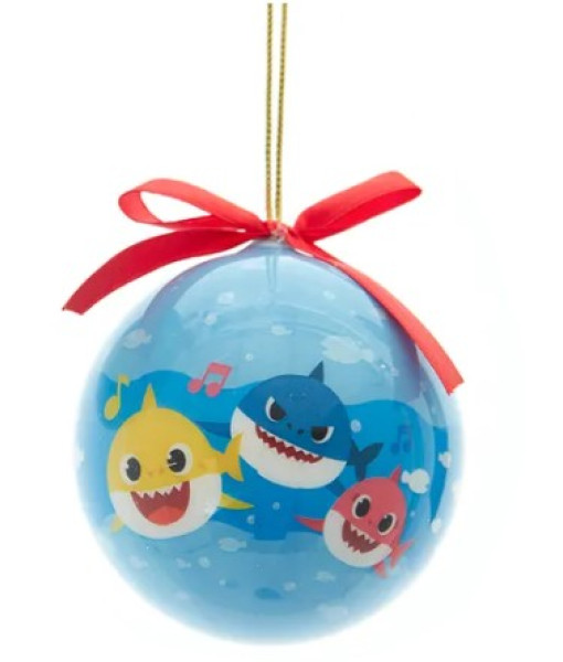 Baby Shark Blue Ball Ornament
