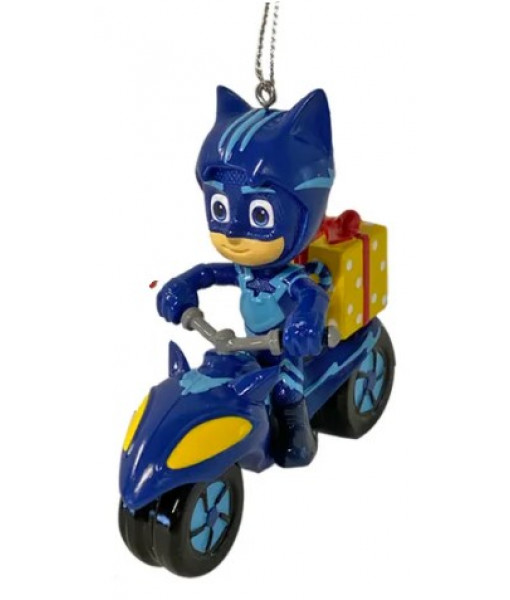 Blue Pyjamask Catboy on Motorbike