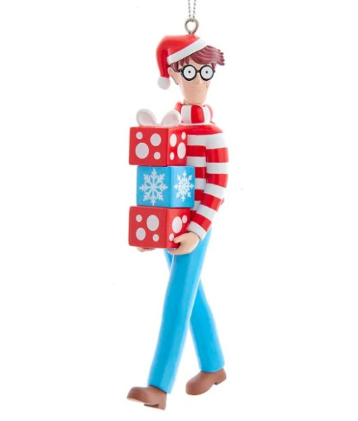 Waldo W/presents Ornament