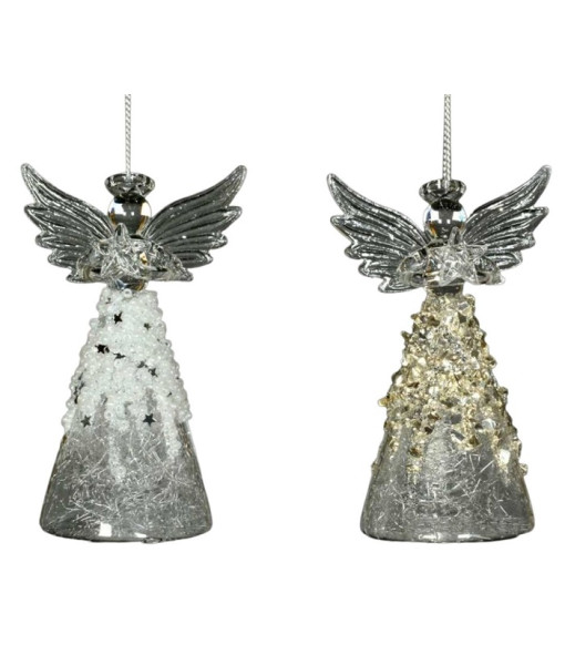 Ornement, Ange avec glaçage doré et paillettes