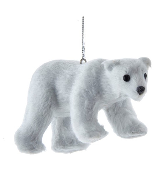 Ornament, furry polar bear