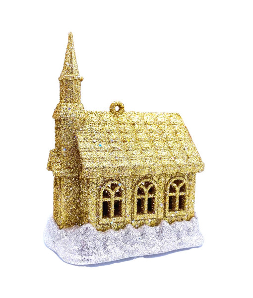 Gold and Silver LED Church Ornament