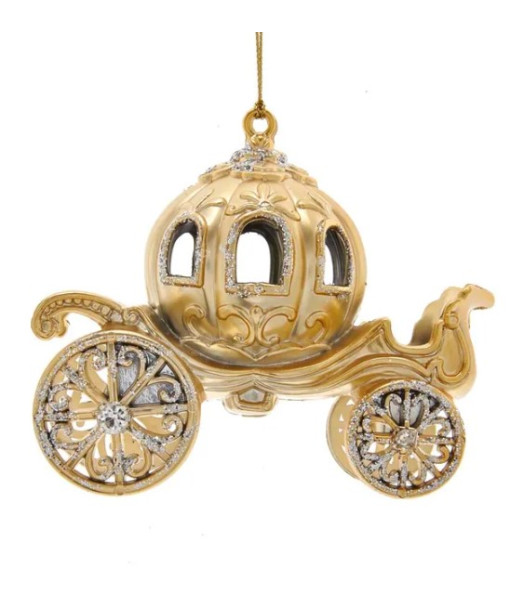 Ornament, Cinderella style golden carriage