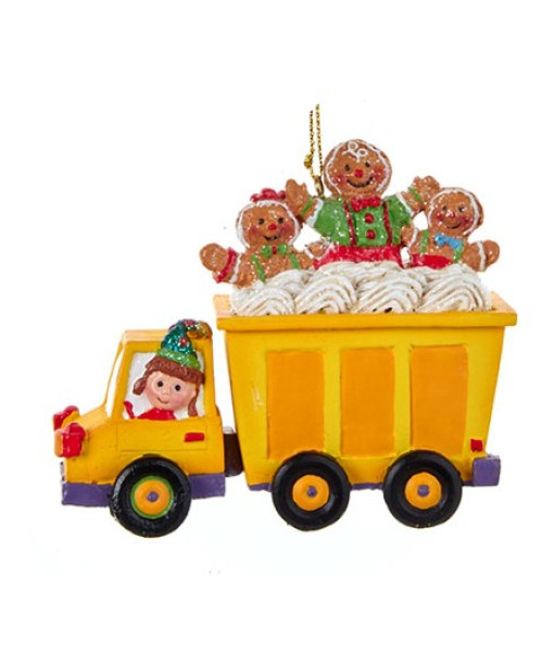 Truck with Gingerbread Cookies Ornament