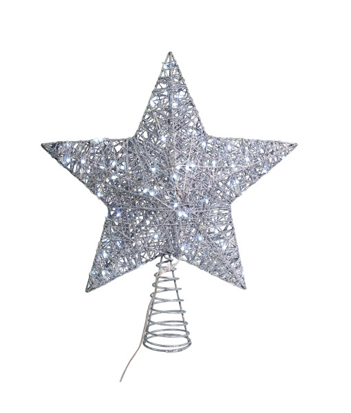 Silver Star Tree Top LED