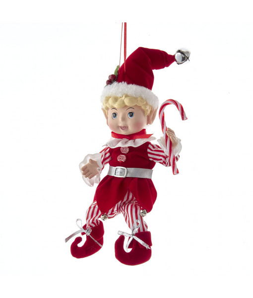 Elf with Peppermint Candy Cane, 11