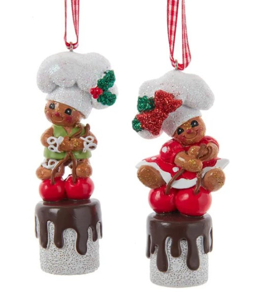 Ornament, Gingerbread Boy with Marshmallow