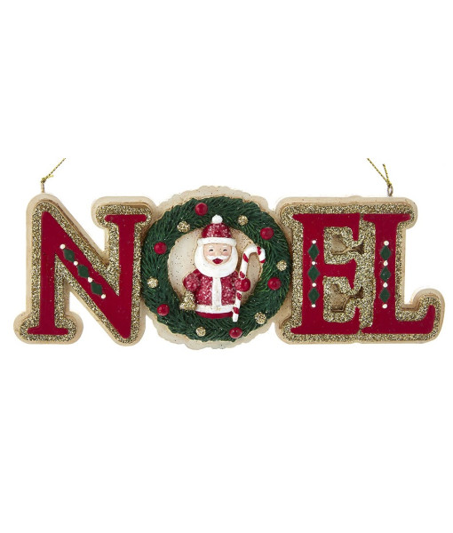 German Noel Word Ornament