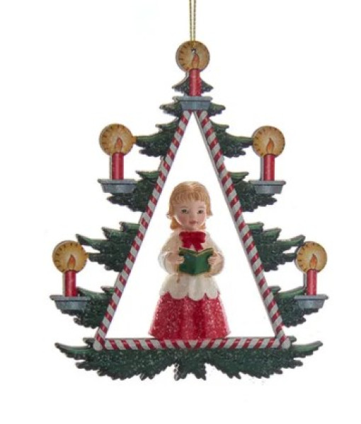German Choir Girl Ornament
