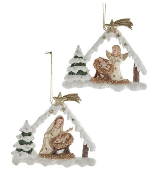 Angel with Baby Jesus Ornament