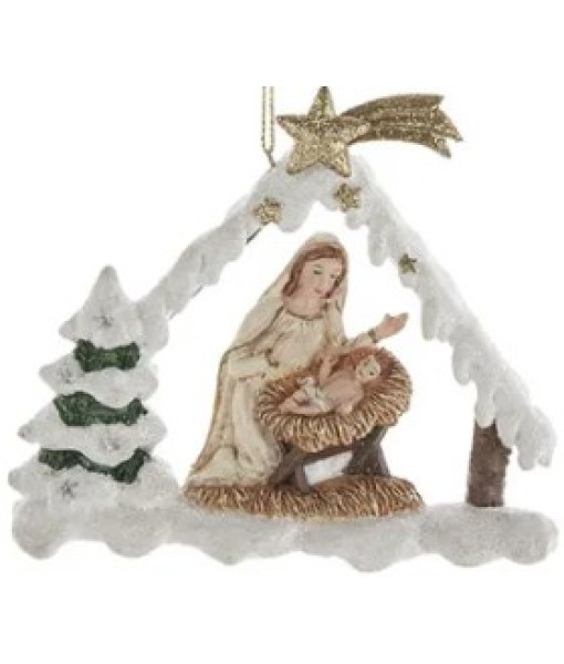 Mary with Baby Jesus Ornament