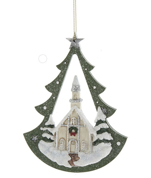 Church in Tree Arch Ornament