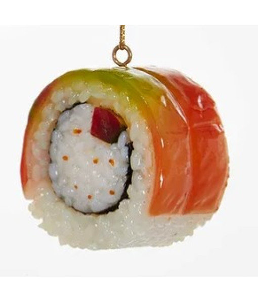 Christmas Tree ornament, Sushi roll