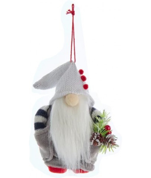 Fabric Cozy Gnome Ornament