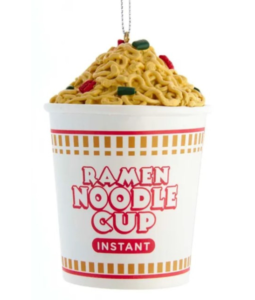 Xmas Tree ornament, Ramen Noodle cup