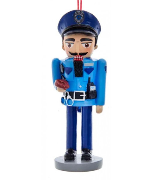 Police Officer Nutcracker Ornament