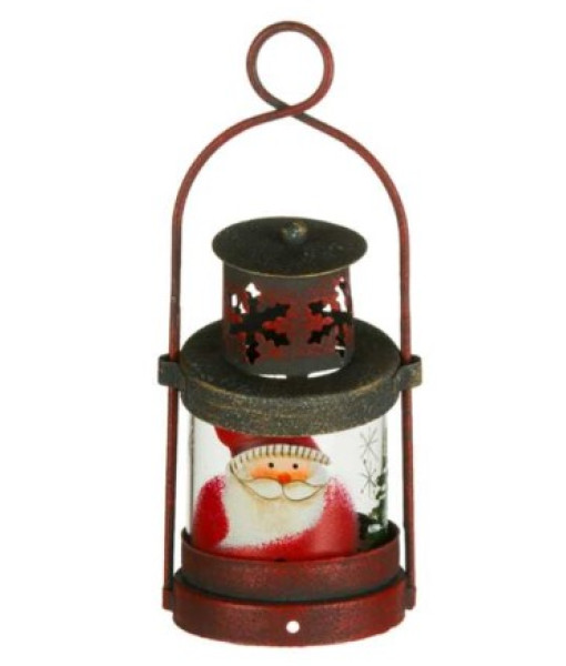 Santa Lantern Ornament