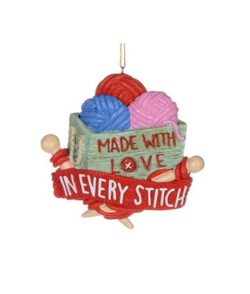 Stitching with Love Ornament