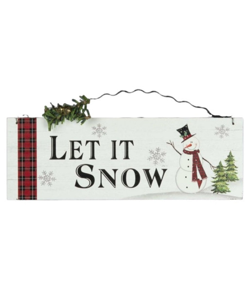Let It Snow Door Sign