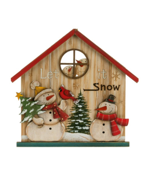 Snowman Wooden House