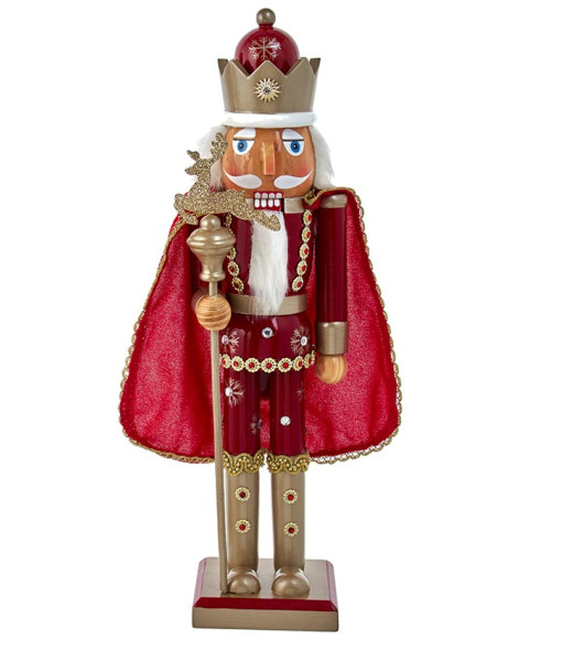 Red and Gold Nutcracker with Cape 15