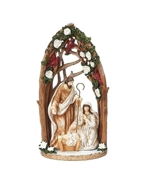 Holy Family in Gothic Floral Arch, 10