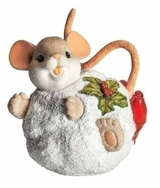 Ornament, Table Piece, Snowball Mouse