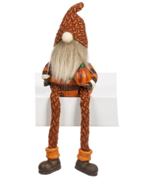 Gnome d'automne assis