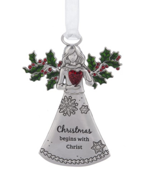 Ornament, Zinc, Angel, Christ