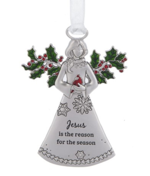 Zinc Angel ornament, with 
