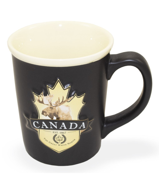 Mug, Souvenir of Canada, Moose on Maple motif