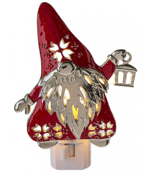 Santa Gnome Night Light