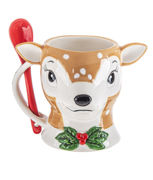 Deer Mug W/spoon