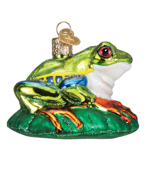 Boule de verre Grenouille arboricole aux yeux rouges