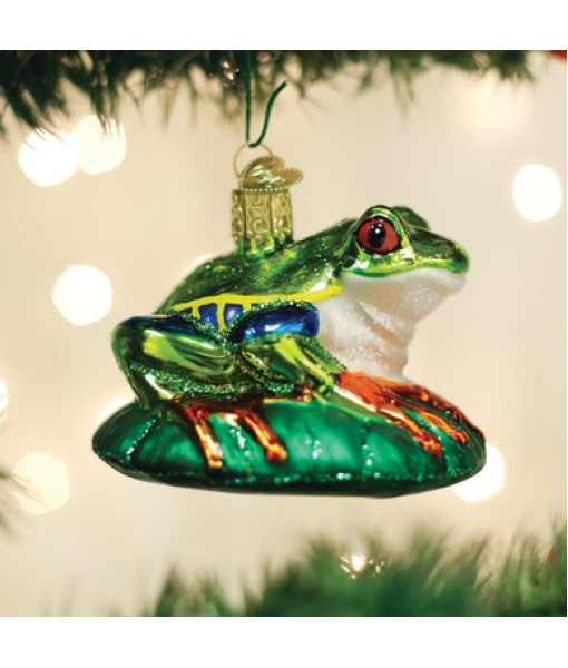 Boule de verre Grenouille arboricole aux yeux rouges