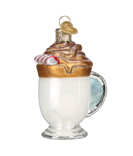 Whipped Coffee Glass Ornament