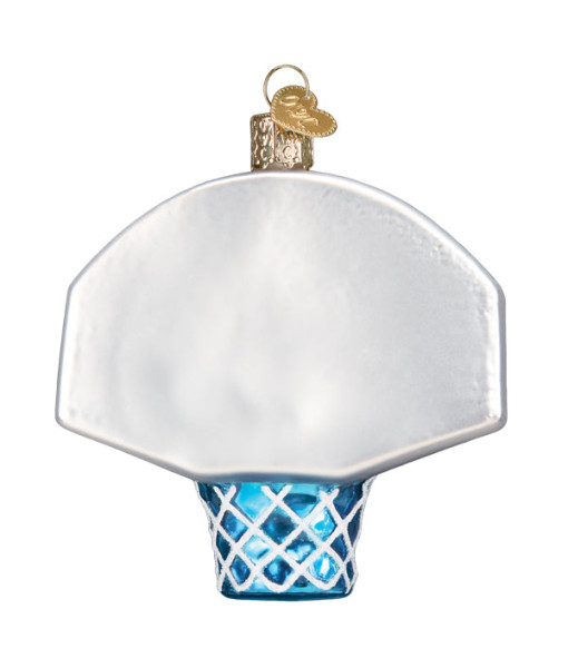 Basketball Hoop Glass Ornament