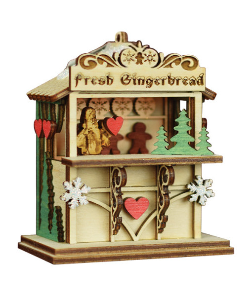 Table Piece ornament, Market booth, Gingerbread